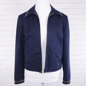 St. John Sport by Marie Gray Navy Jacket Size M